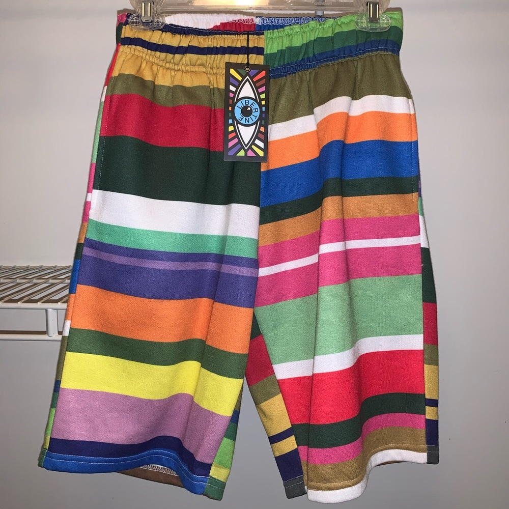 LIBERTINE (small) Stripe Shorts